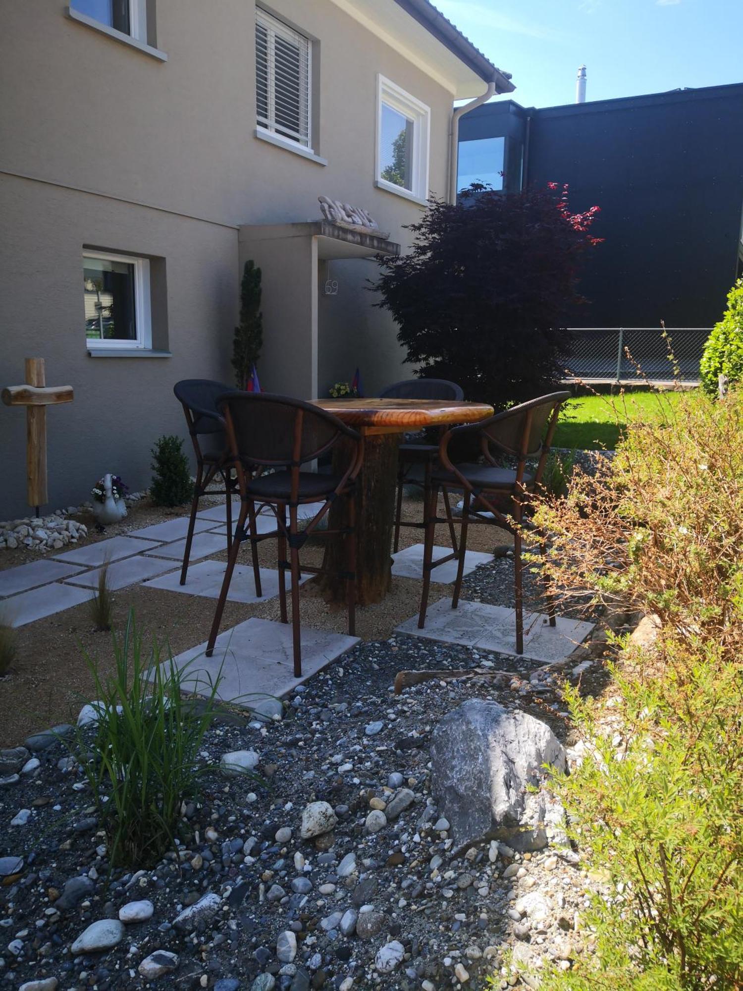 Garten-Wohnung Eschen Exterior foto